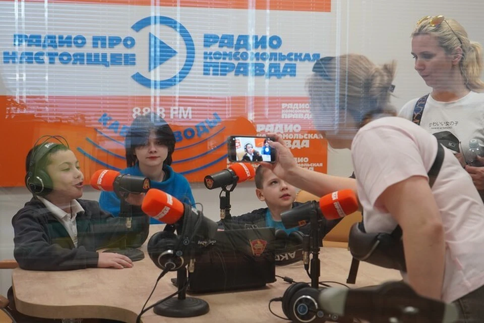 Белгородский школьники пришли в редакцию «Комсомольской правды» в Ставрополе