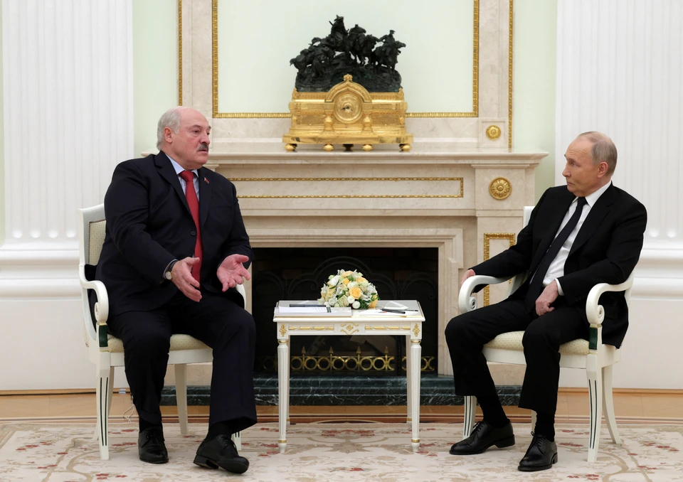 Александр Лукашенко и Владимир Путин