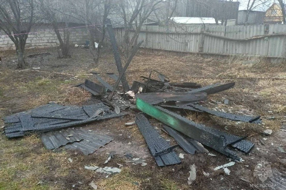 В Ижевске и Пыльниках огонь потушили подручными средствами. Фото: МЧС Удмуртии