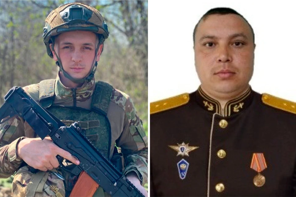 Младший лейтенант Максим Сыполов и старший мичман Михаил Разуваев