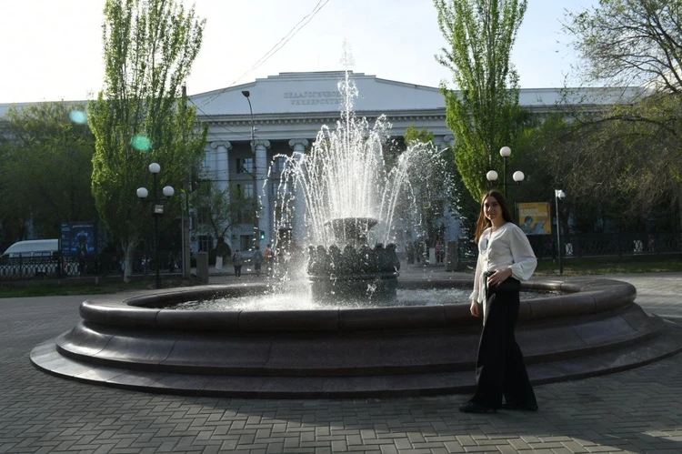 В Волгограде запустили фонтан между вузами на бульваре проспекта Ленина