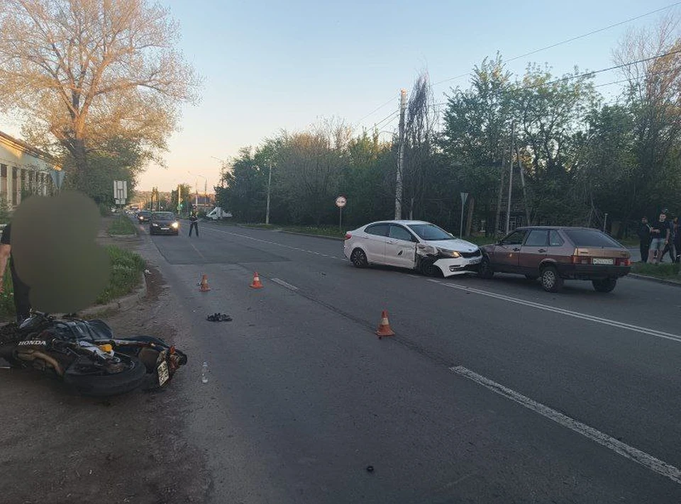 В Шахтах в ДТП столкнулись легковушка и мотоцикл, есть пострадавший. Фото: правительство Ростовской области