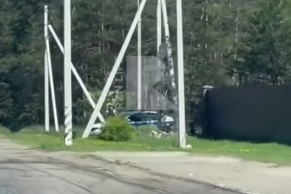 Рязанский гаишник, притаившийся за кустами в Кельцах, попал на видео.