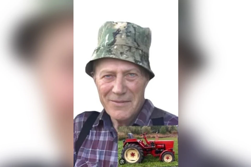 Под Новосибирском ищут 67-летнего пенсионера на красном тракторе.