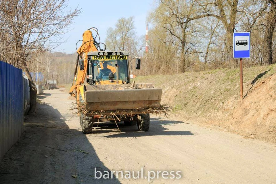 Работа на насыпи