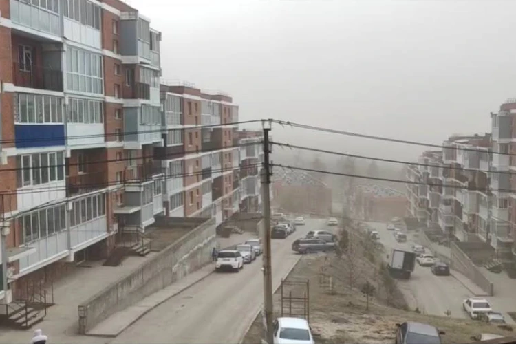 «Ломает деревья и сносит баннеры»: Иркутскую область накрыла пыльная буря и ураганный ветер