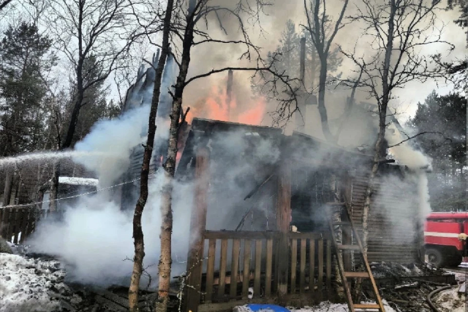 Причины пожара и ущерб от него устанавливаются. Фото: vk.com/murman01