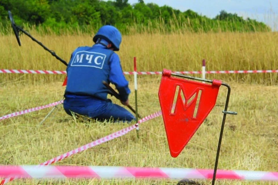 В Донецке саперы обезвредили десять немецких кумулятивных мин. Фото: (архив): МЧС России по ДНР