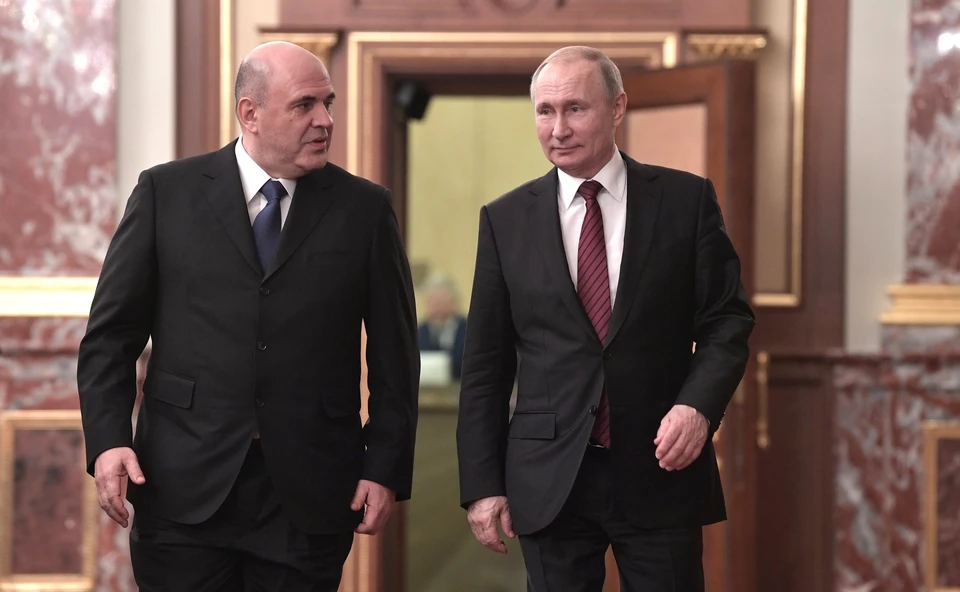 Песков: Путин отдельно побеседовал с Мишустиным до общей встречи с кабмином