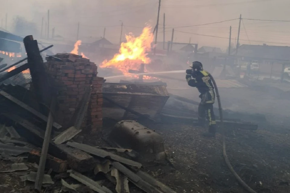 Пенсионер погиб на пожаре в садоводстве «Локомотив» под Братском