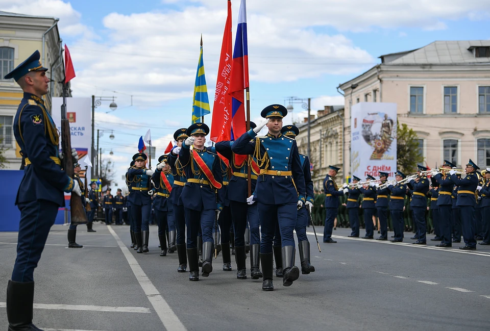 Торжественные прохождения войск в День Победы в Верхневолжье организуют в в городах воинской славы.