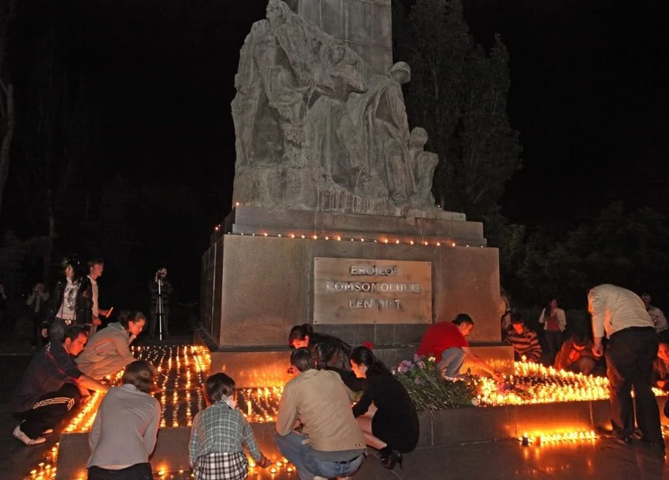 В Кишиневе зажгут свечи в память о каждом дне Великой Отечественной войны. Фото:соцсети