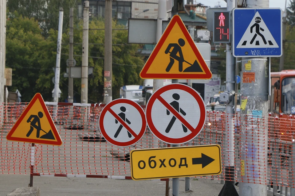 В Бийске также идет ремонт ул. Васильева