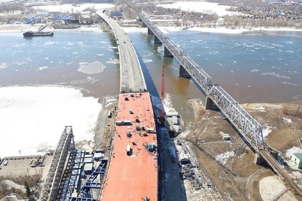 Четвертый мост Новосибирска сдадут только в конце 2025 года. Фото: ГК "ВИС".