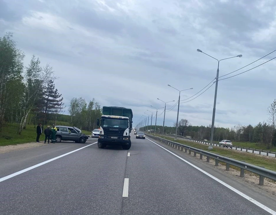 В ДТП с фурой в Заокском районе пострадала 42-летняя пассажирка автомобиля Chevrolet