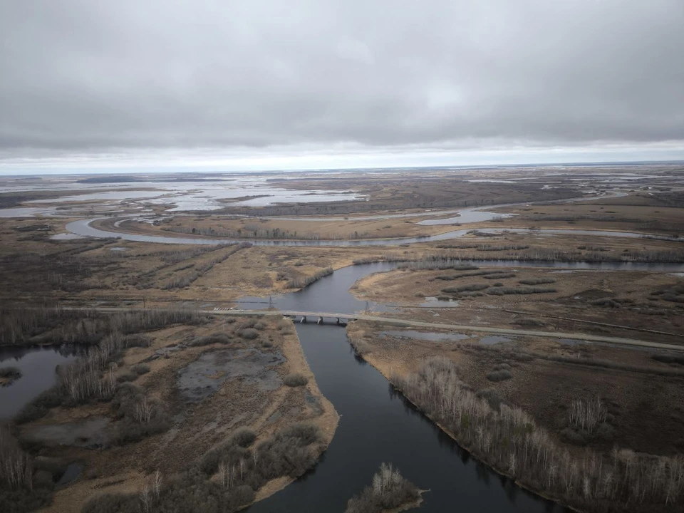 В Нижневартовске 22 мая уровень воды в реке Оби вырос на 4 сантиметра