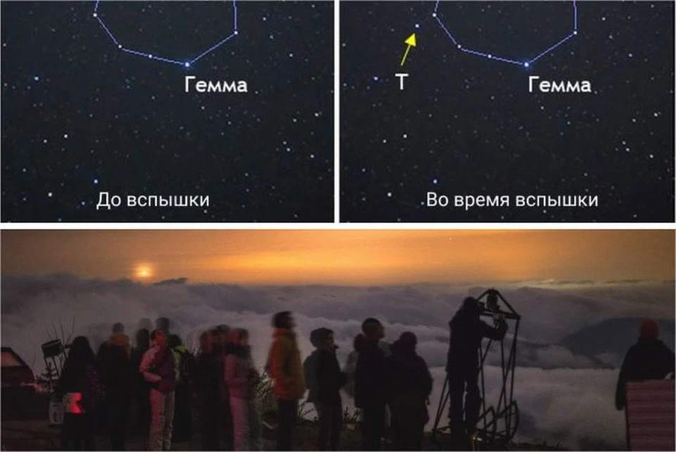 Астрономы из Архыза увидели предвестники вспышки Новой звезды. Фото: astrovert.ru