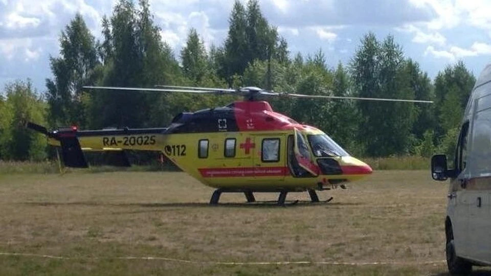 Вертолет санавиации экстренно доставил в Рязань женщину в тяжелом состоянии. Фото: ryazpressa.ru