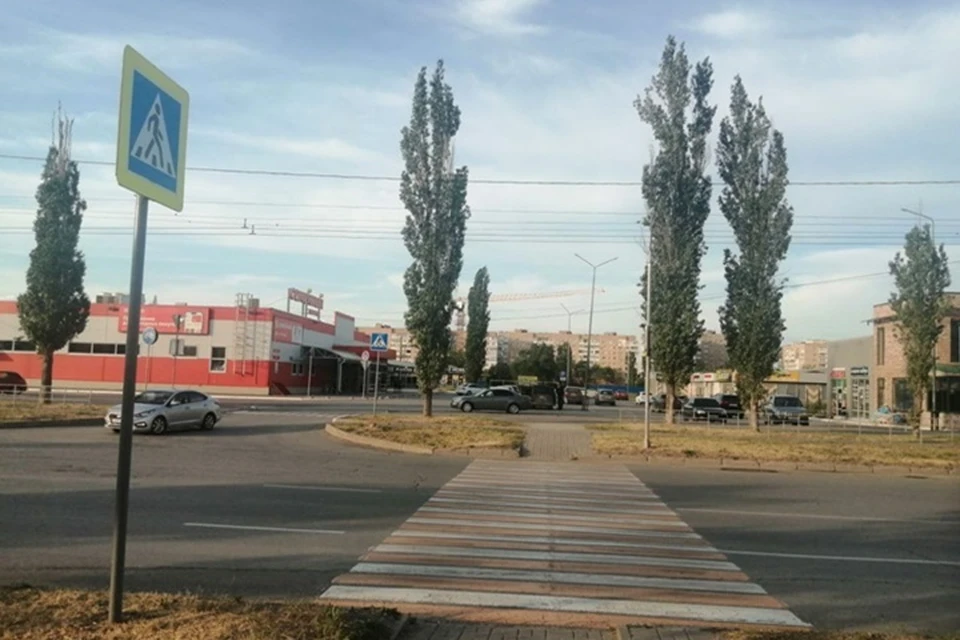 Девочка шла по нерегулируемому пешеходному переходу. Фото: отдел пропаганды управления ГАИ по Ростовской области.