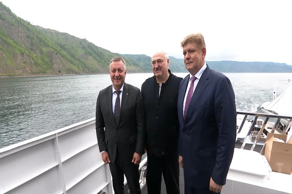 Александр Лукашенко посетил Байкал Фото: пресс-служба Президента Республики Беларусь