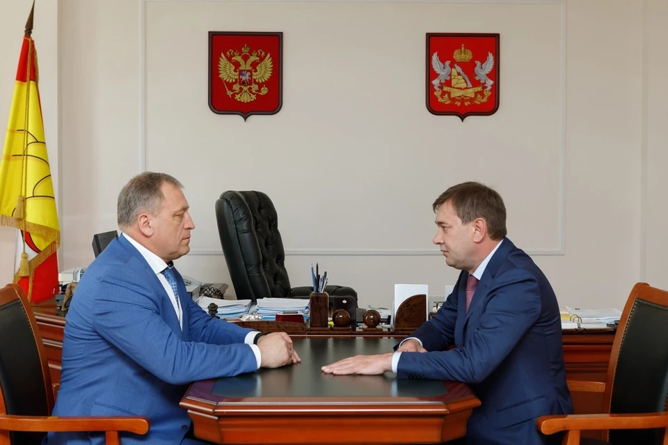 Игорь Селютин обсудил исполнение регионального бюджета 2023 года с председателем Воронежской областной Думы Владимиром Нетесовым.