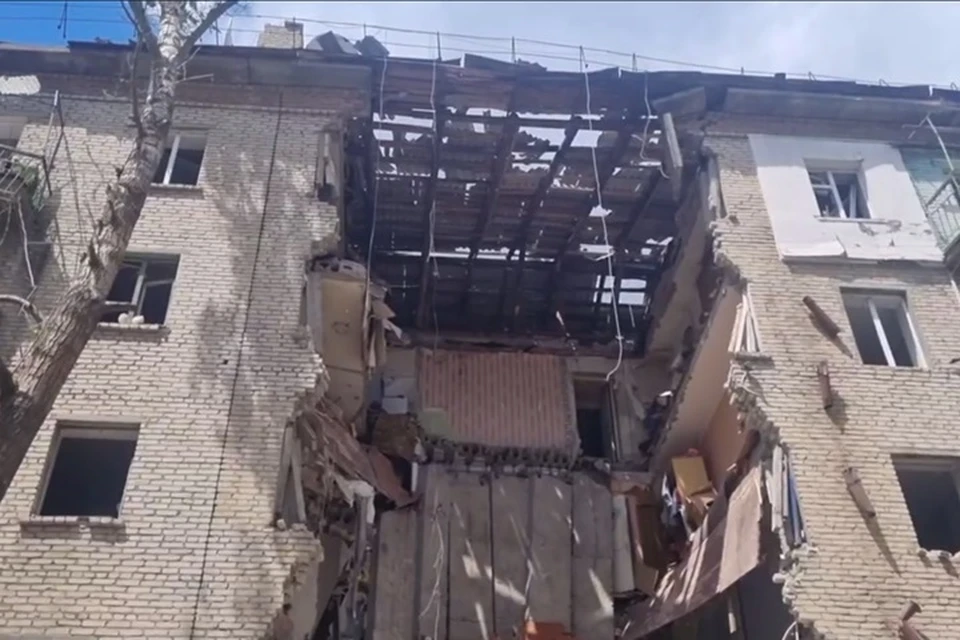 Ракетный удар по Луганску со стороны ВСУ унес жизни трех человек. Фото - скрин из видео главы ЛНР Леонида Пасечника