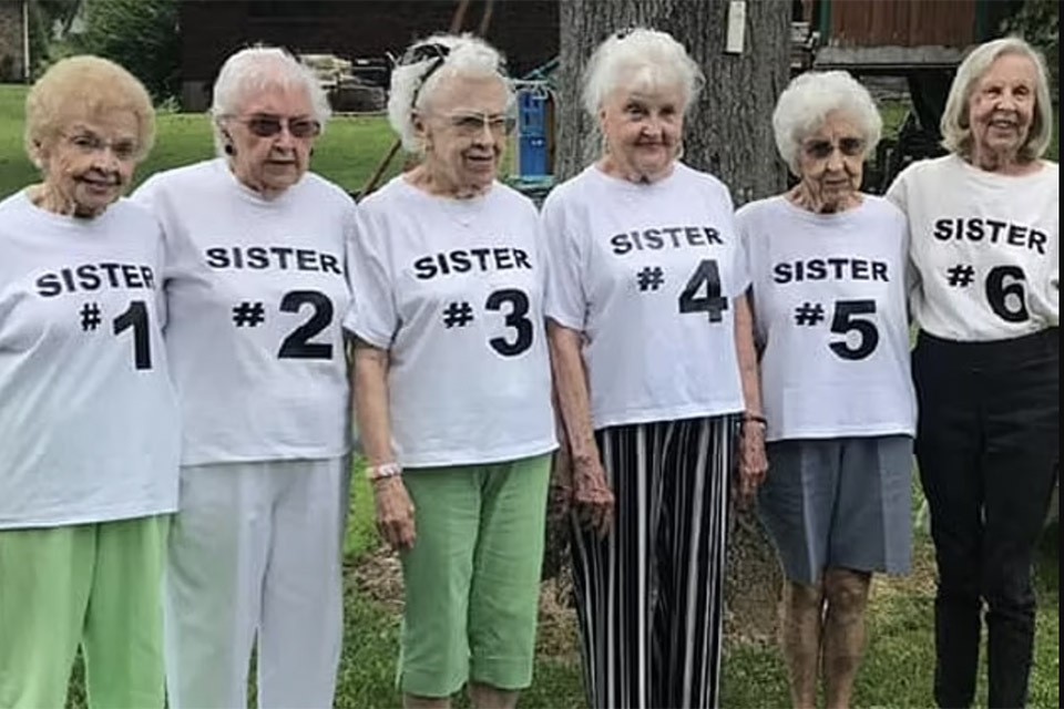 Рекорд планеты: шесть сестер в США в сумме прожили уже пять с половиной веков