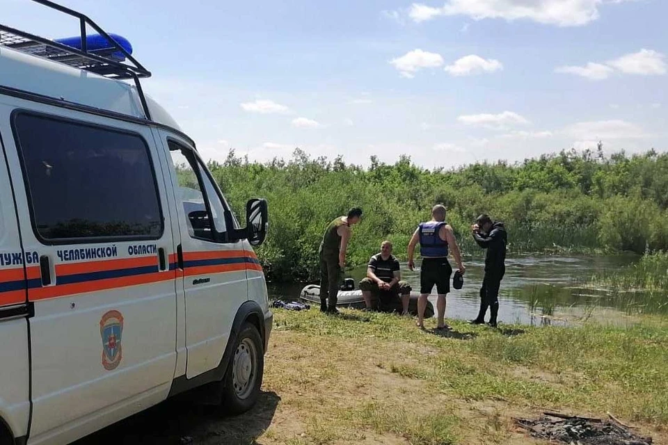 Водолазы долго искали тело погибшего в непроглядной воде. Фото: Поисково-спасательная служба Челябинской области