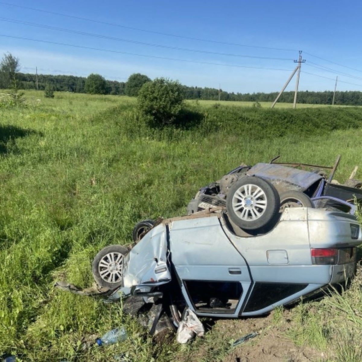 В Александровском районе два человека попали в больницу в результате ДТП -  KP.RU