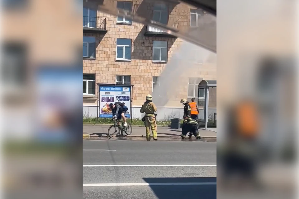 Ненадежный участок отключили. Фото: vk.com/spb_today