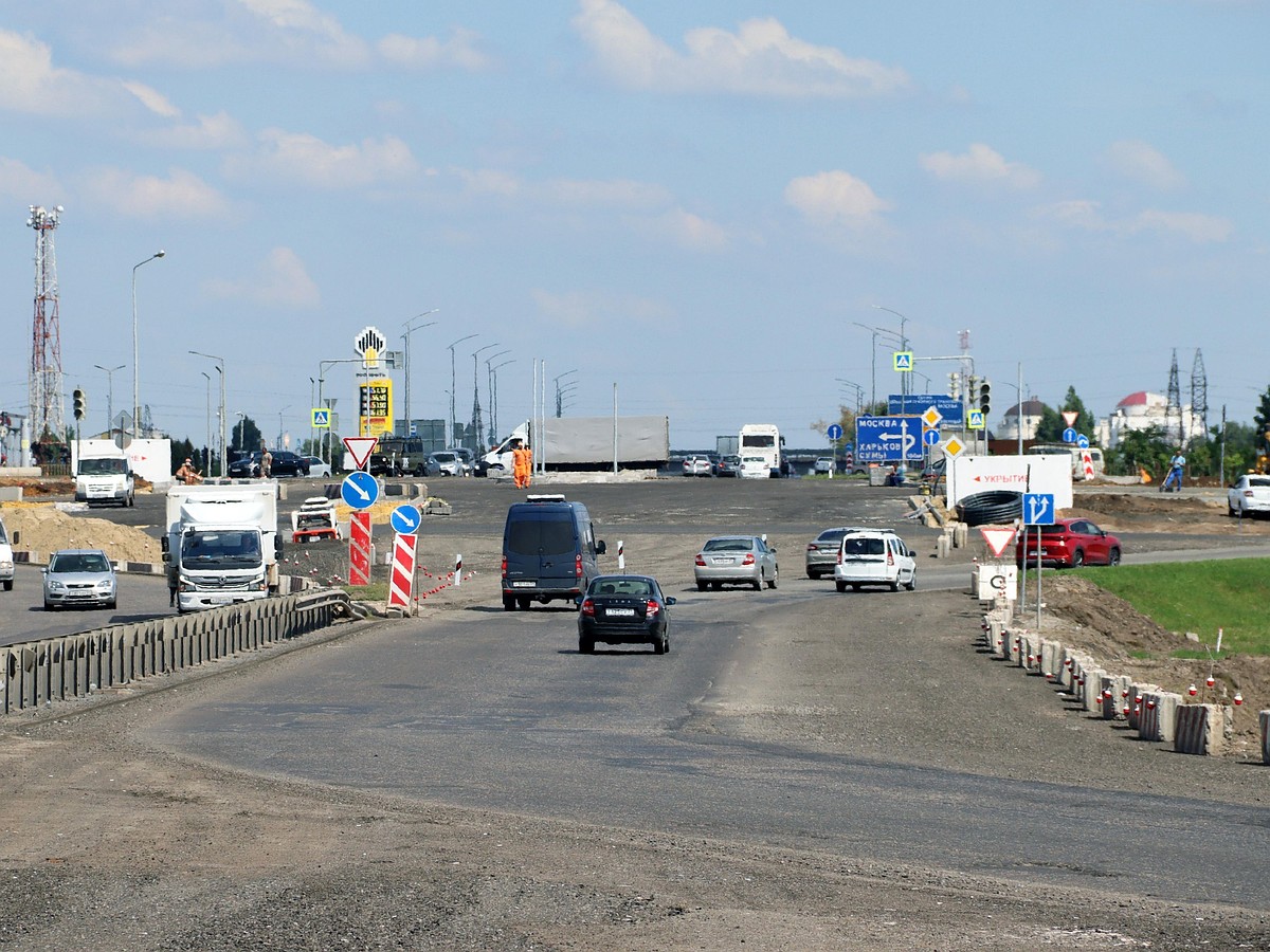 До конца сентября на северном въезде в Белгород вводится реверсивное  движение - KP.RU