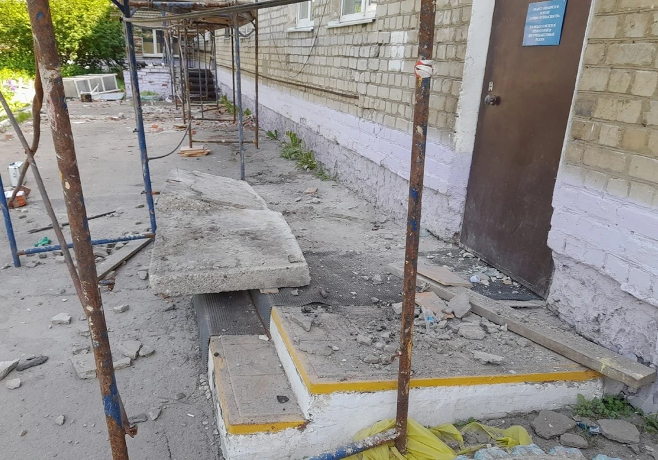 Фото рязанского СК с места гибели рабочего на улице Халтурина в Рязни.
