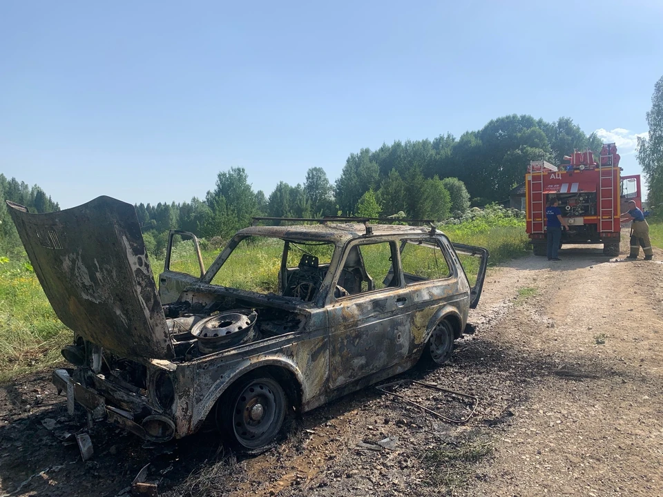 Фото: пожарная охрана Сунского района