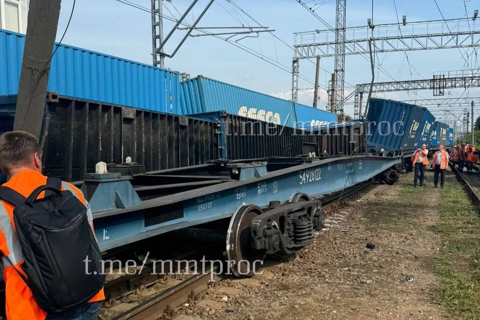 Организована проверка в связи со сходом вагона на столичной ж/д станции. Фото: ММПТ