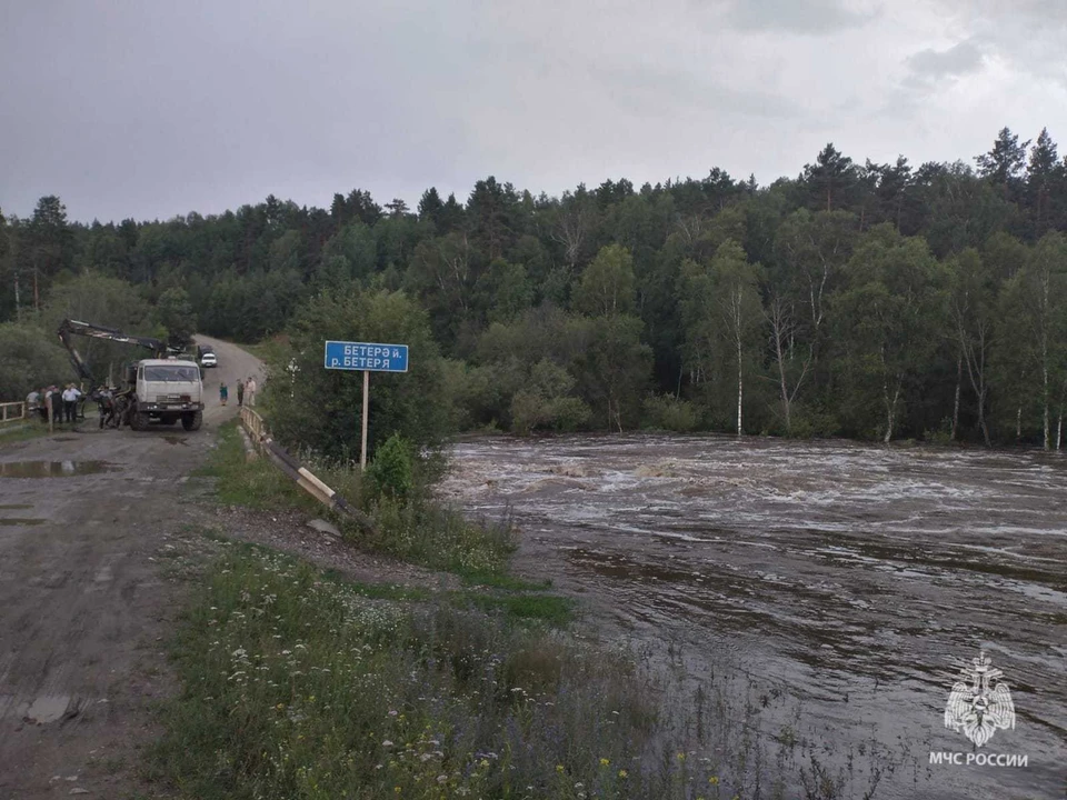 В Бурзянском районе произошел подъем уровня рек.