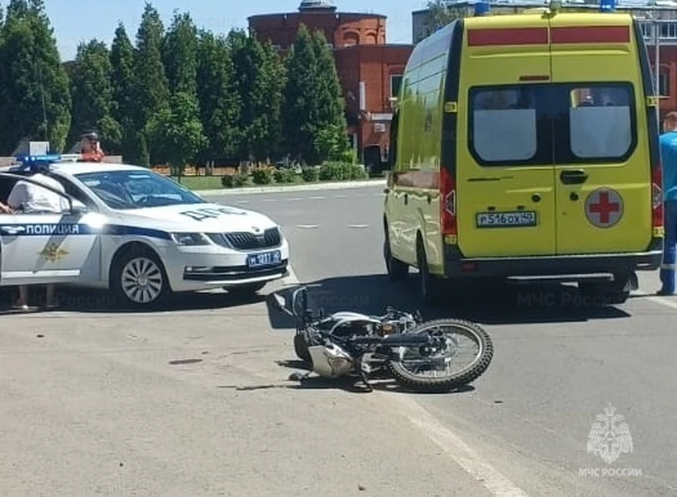 В Кирове пешеход попал под колеса мотоцикла
