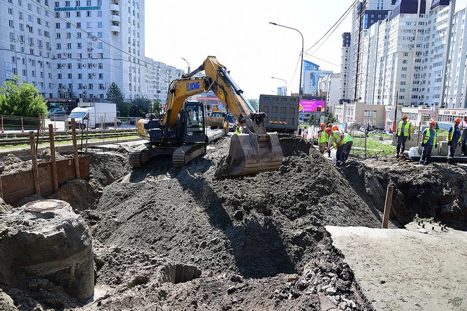 Капитальный ремонт сетей на проспекте Красноармейском