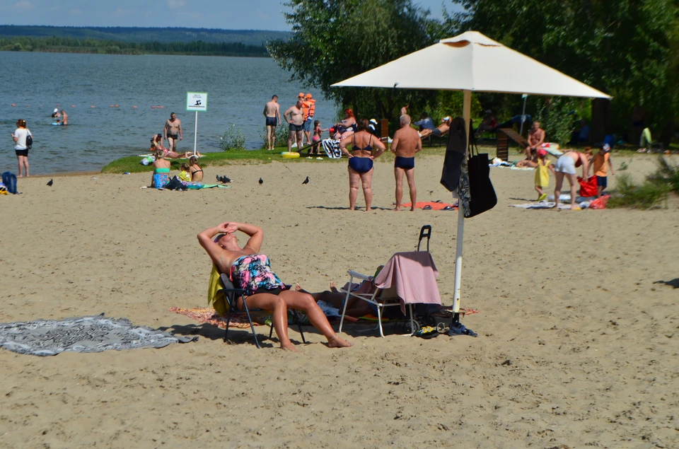 В регионе царит июльский зной