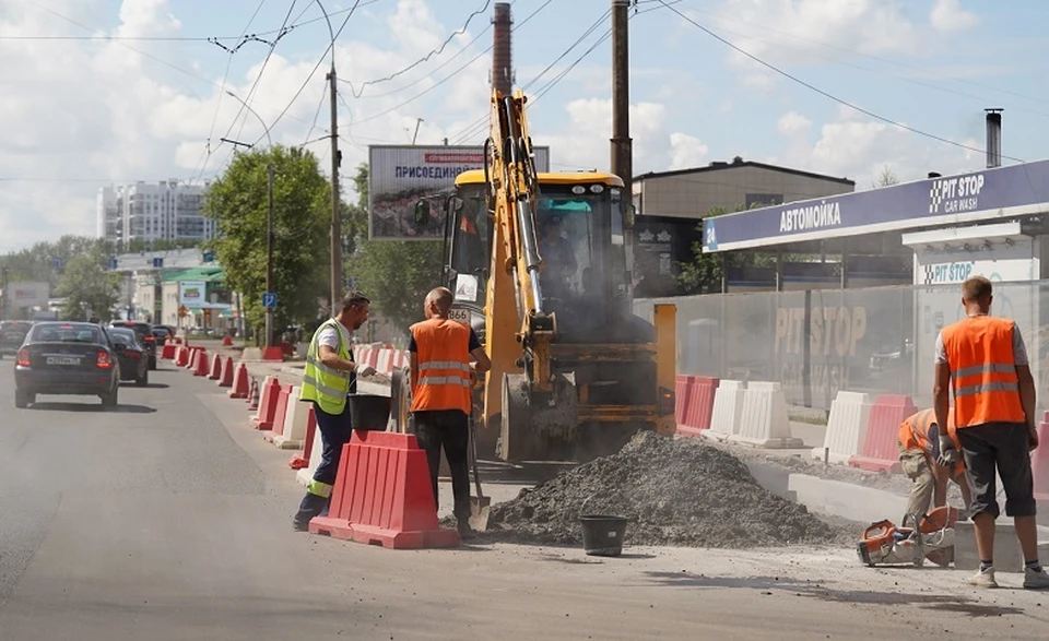 Работа на Пошехонском шоссе продолжается.