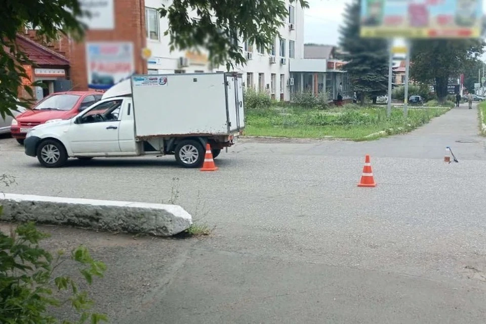 Пострадавшего доставили в больницу. Фото: Госавтоинспекция Удмуртии