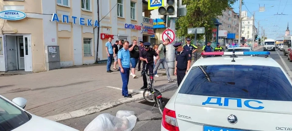 Стали известны подробности о гибели велосипедиста в центре Калуги