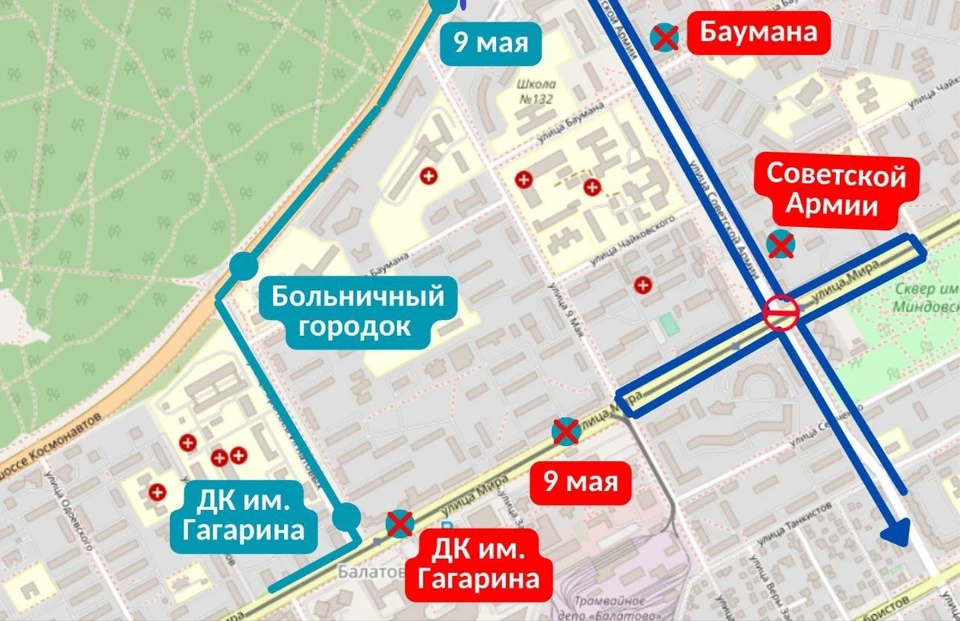 В Перми движение нескольких автобусных маршрутов будет изменено