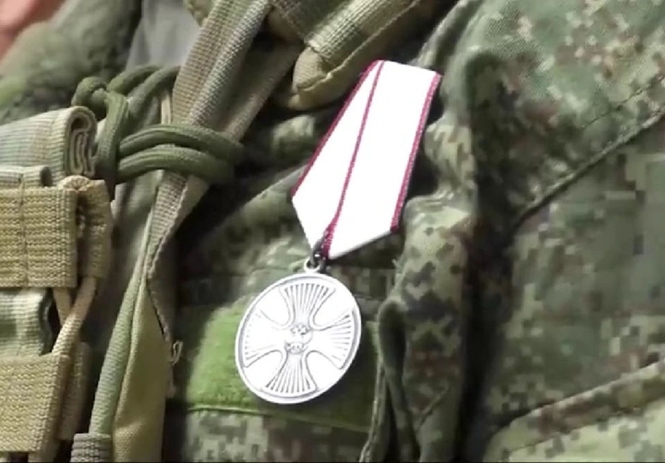В Запорожской области прошло торжественное награждение военнослужащих батальона имени Павла Судоплатова и других подразделений. ФОТО: скриншот из видео Евгения Балицкого