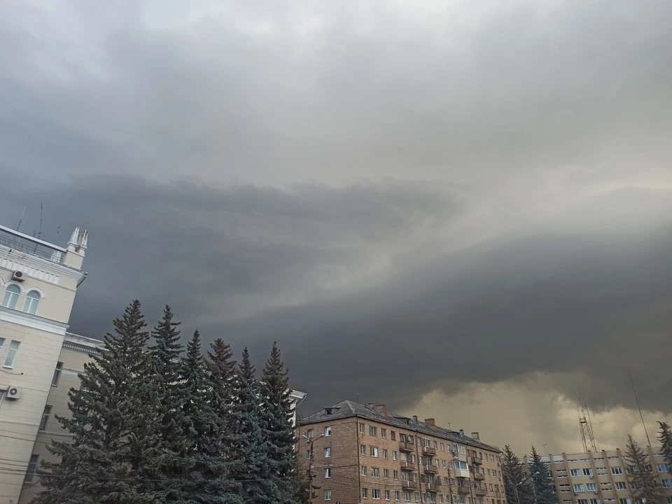 На Тульскую область надвигается гроза