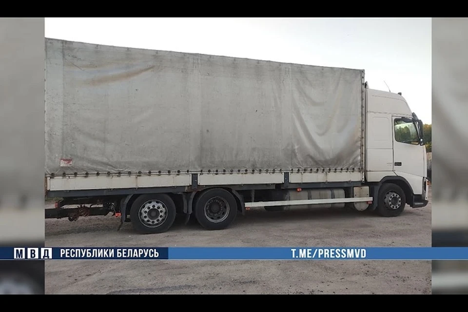 В Оршанском районе задержана крупная партия металла для перепродажи в Россию. Фото: стоп-кадр | видео МВД.