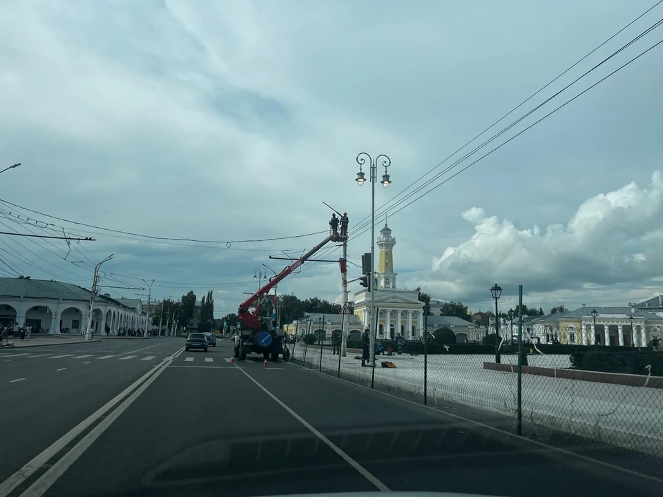 Фото: новые фонари в центре Костромы