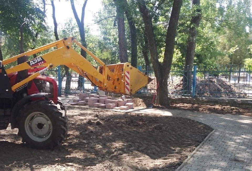 В Скадовске Херсонской области благоустроили место установки бюста адмирала Федора Ушакова. ФОТО: минприроды ХО