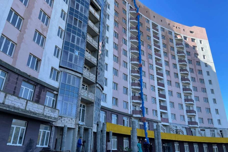 Сейчас общежитие уже готово на 71%. Фото: Минстрой РК