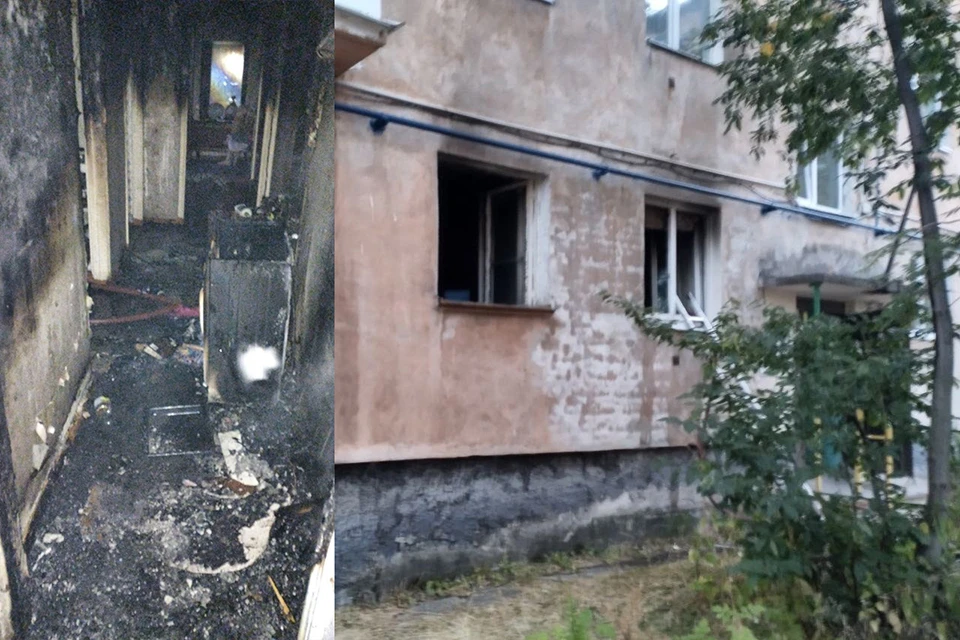Причины пожара и ущерб от него устанавливаются. Фото: Управление по ГОЧС и ПБ Мурманской области / vk.com/murman01