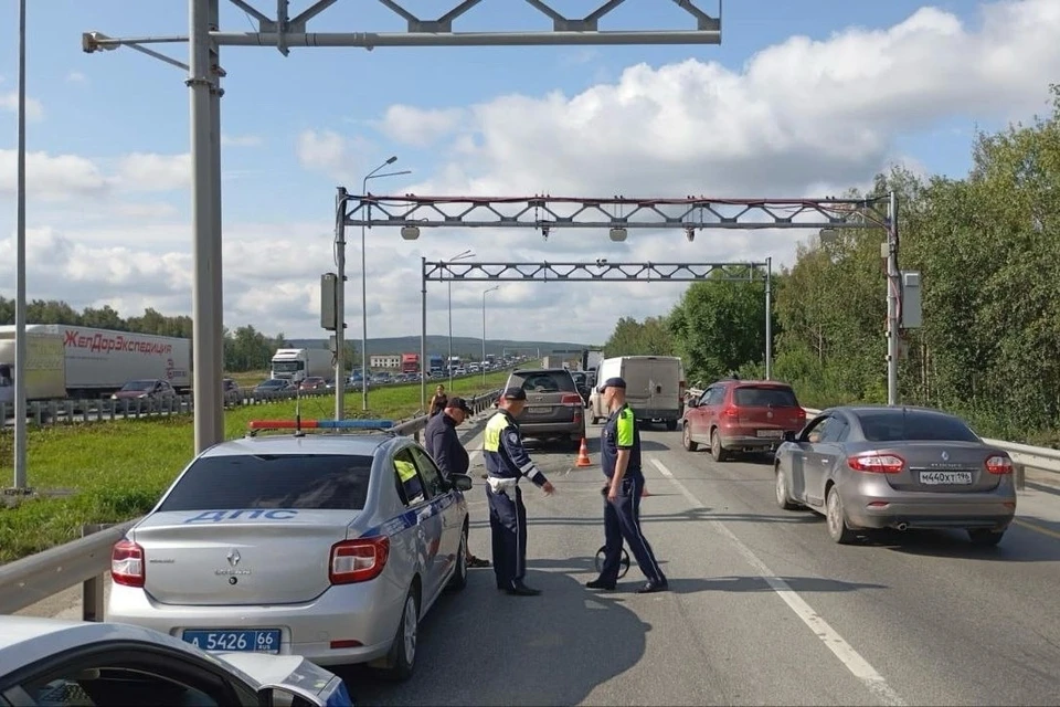 Авария произошла утром 19 августа. Фото: ГИБДД Свердловской области